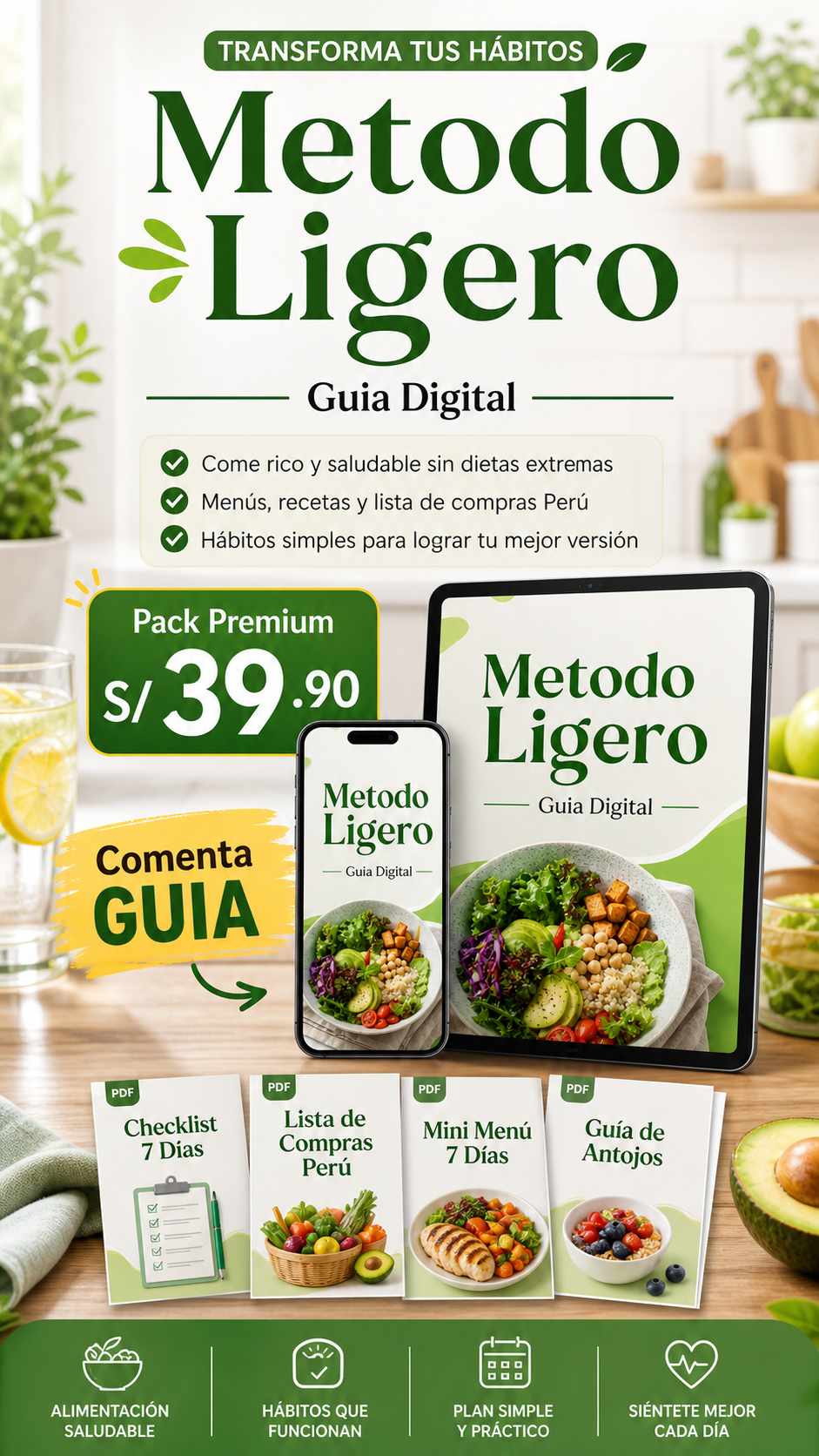 Pack Premium — Kit Completo Para Bajar de Peso (Ahorra 30%)